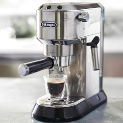 (Delonghi Coffee Machine 1300W 15 Bar Dedica Style Pump Espresso Silver – EC685.M (International warranty