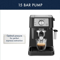 Delonghi Espresso Machine 1100W 15 Bar Stilosa Black – EC260BK