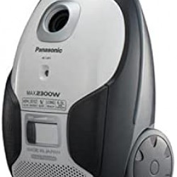 (Panasonic Deluxe Series Bagged Vacuum Cleaner 2100 Watt Black White – MC-CG715 (International Warranty