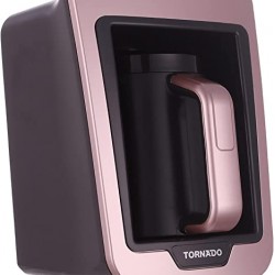Tornado TCME-100 RS Automatic Turkish Coffee Maker 330 ml 735 Watt - Rose and Black